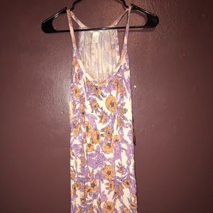 Purple and orange dress